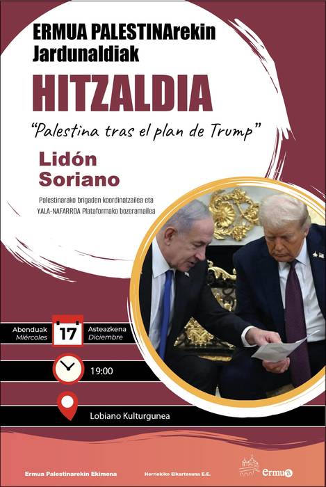 "Palestina tras el plan de Trump"