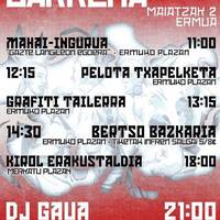 'Borrokan barrena' eguna