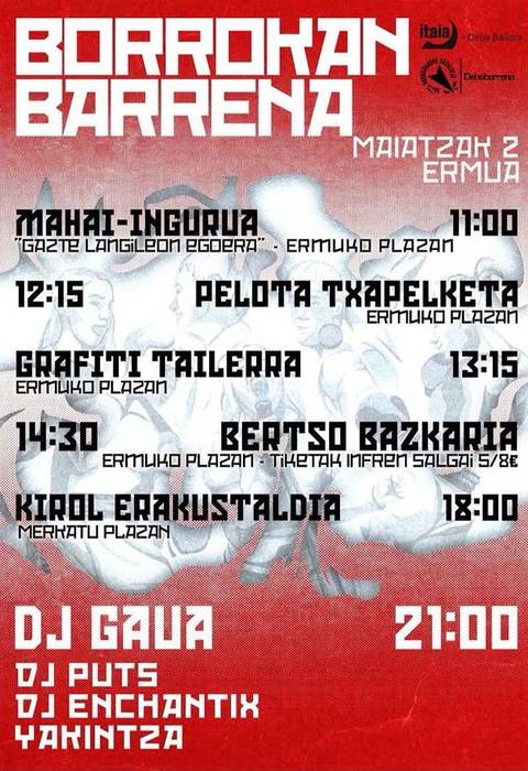 'Borrokan barrena' eguna