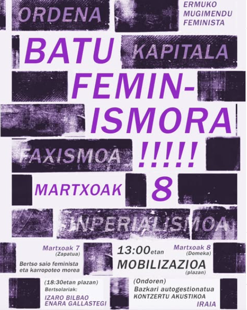 Bertso-saio feminista eta karropoteo morea