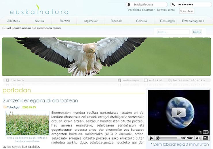 Ikasturte berria, EuskalNatura berria