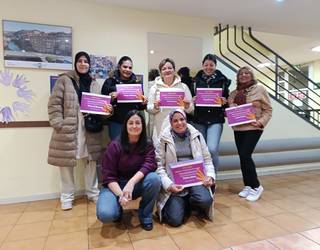 Uler saioak egin dituzte San Lazaro egoitzako erizainekin