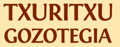 Txuritxu Gozotegia logotipoa