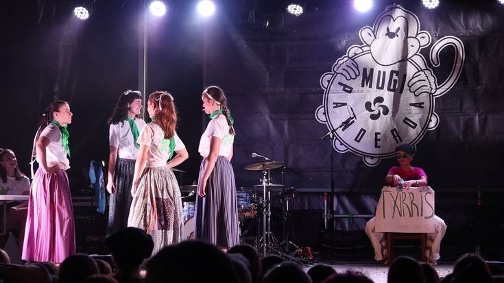 TAF kuadrillak irabazi du santanetako playback lehiaketa, 'Mendaron gaude' kantuarekin