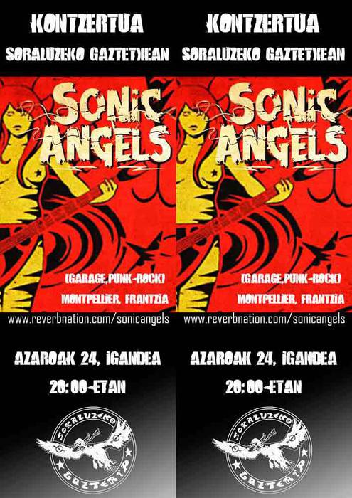 Sonic Angels talde frantziarraren kontzertua domekan Gaztetxean