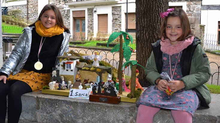 Elena eta Maria Amaroren jaiotzak jaso du lehen saria 32. Jaiotza Lehiaketan