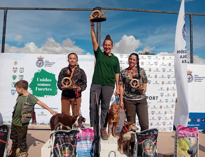 Leire Egañak irabazi du Espainiako Ehiza Xehe Txapelketa eta Arkaitz Egañak Euskadikoa