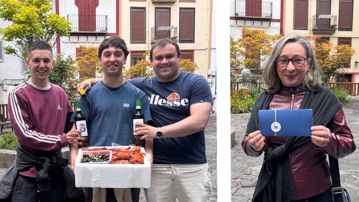 Xabier Larrañaga eta Iratxe Gorroño, Zuhatzaren zozketetako saridunak