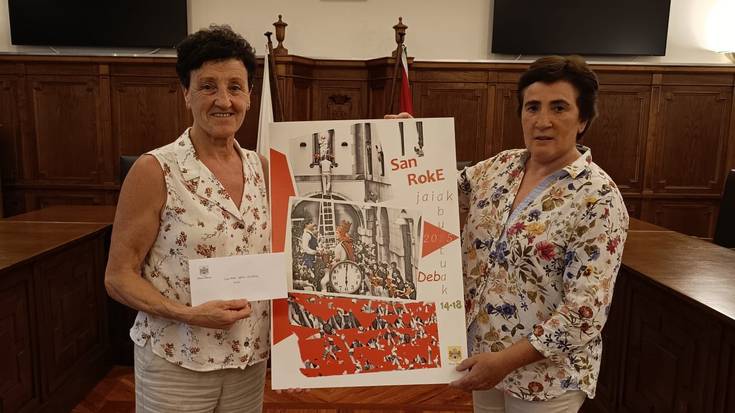 Inma Alberdi debarrak diseinatutako kartela izango da 2025eko San Roke jaien irudia