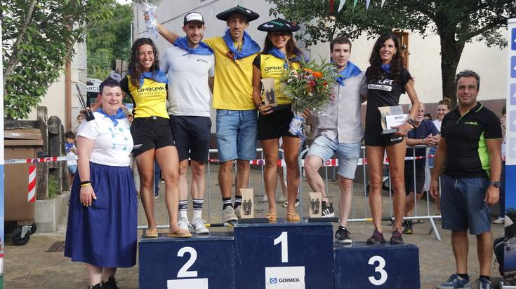 Imanol Goñi eta Lola Oiarzabal izan dira bizkorrenak Itziar Trail lasterketan
