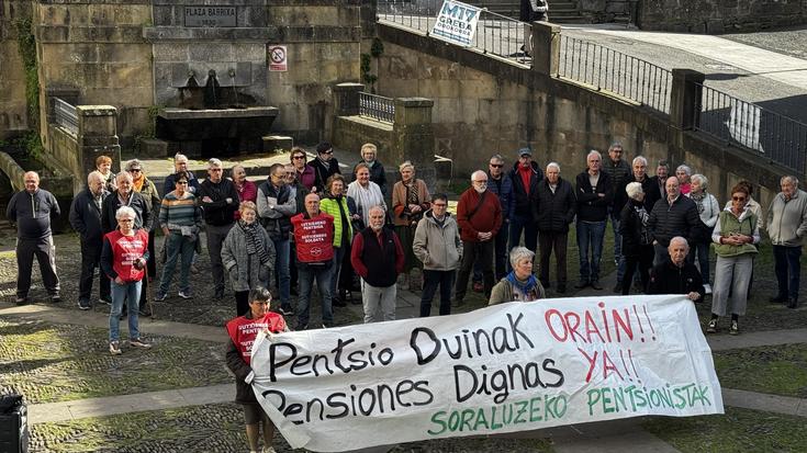 Pentsiodunek ere eramango dituzte aldarrikapenak M8ko manifestaziora