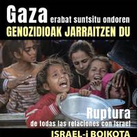 "Genozidioak jarraitzen du"