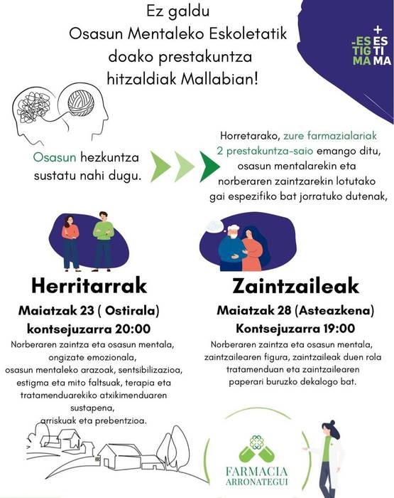 Osasun Mentalen Eskoletako prestakuntza (herritarrei zuzendua)