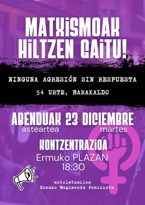 Matxismoak hiltzen gaitu!