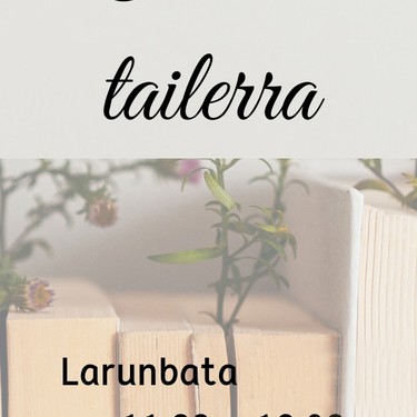 Pertsona helduentzako olerki tailerra