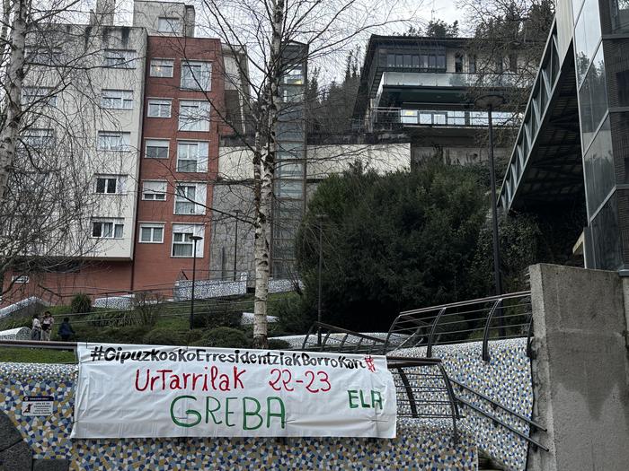 Gaur eta bihar, greba egoitzan