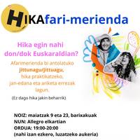 Hika afari-merienda (Euskaraldia)