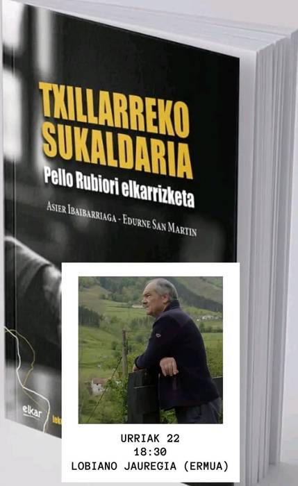 "Txillarreko Sukaldaria" dokumentalaren eta liburuaren aurkezpena