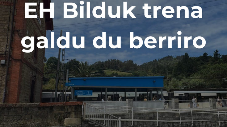 EH Bilduk trena galdu du berriro