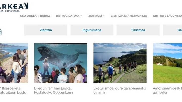 Bloga estreinatu du Geoparkeak