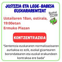 "Justizia eta lege-babesa euskararentzat"