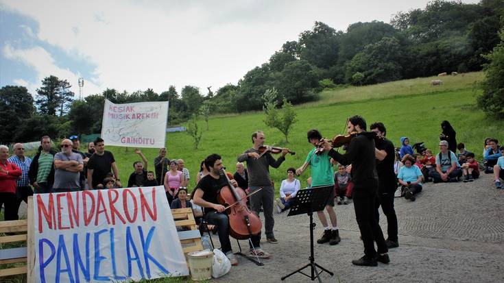 Behe Nafarroako Bilau musika taldeak saioa eskainiko du Mendaron Joseba Olazabali elkartasuna adierazteko