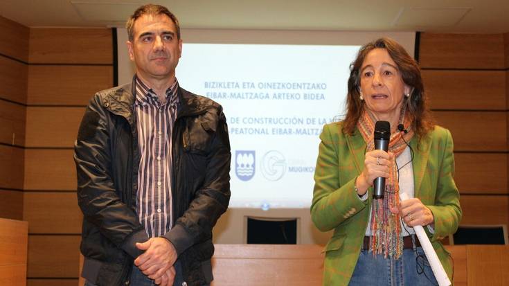 Eibar-Maltzaga bidegorriaren proiektua aurkeztu dute agintariek