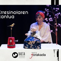 'Erresinolaren kantua' txotxongilo ikuskizuna