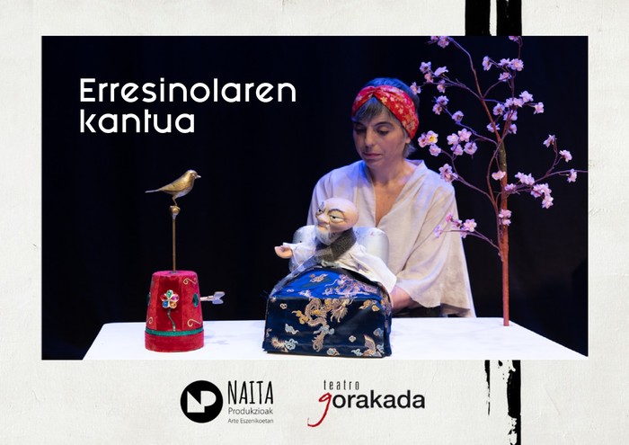 'Erresinolaren kantua' txotxongilo ikuskizuna