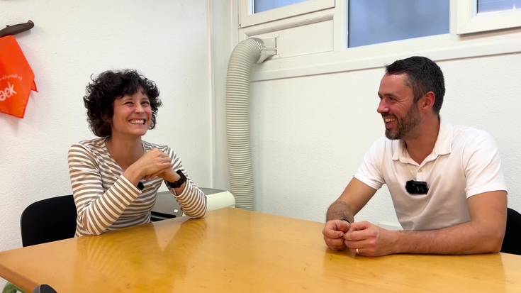 Cristina eta André: "Soraluzeko jendea, erabili euskara gu biokin!"