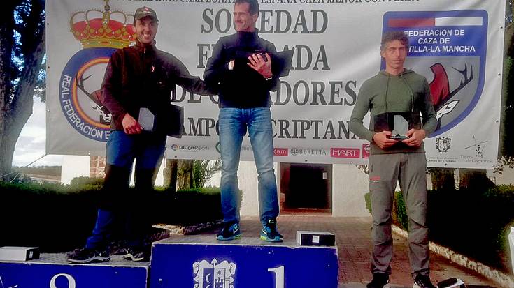 Finalerdietan bigarren eginda lortu du Arkaitz Egañak Espainiako Ehiza Xehe Txapelketako finalerako sailkatzea