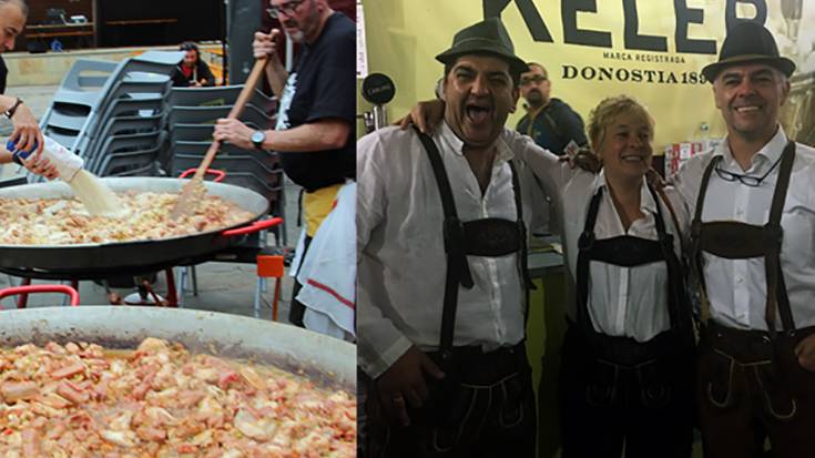 Sanlo "pozik" garagardo festak eman duenarekin