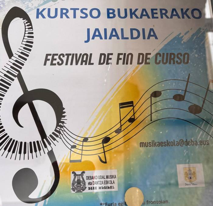 Udal Musika eta Dantza Eskolakoen ikasturte bukaerako jaialdia