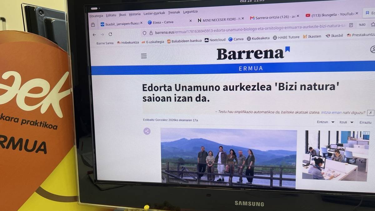 Testuak sinplifikatzeko tresna martxan da Barrena.eus-en
