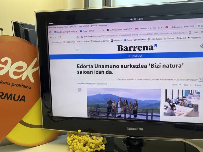 Testuak sinplifikatzeko tresna martxan da Barrena.eus-en