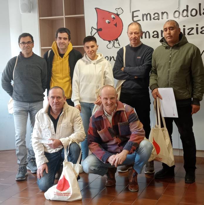 Elgoibarko odol emaileek aitortza jaso dute