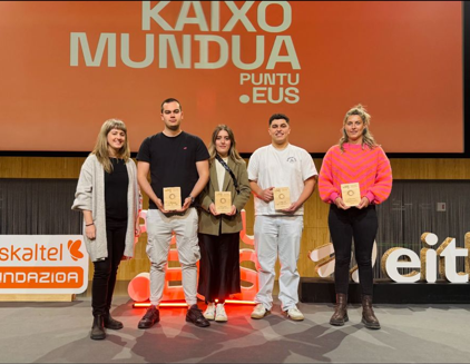 Zuzendari Laguntzaileko ikasleak Kaixomundua.eus VII. edizioko irabazle
