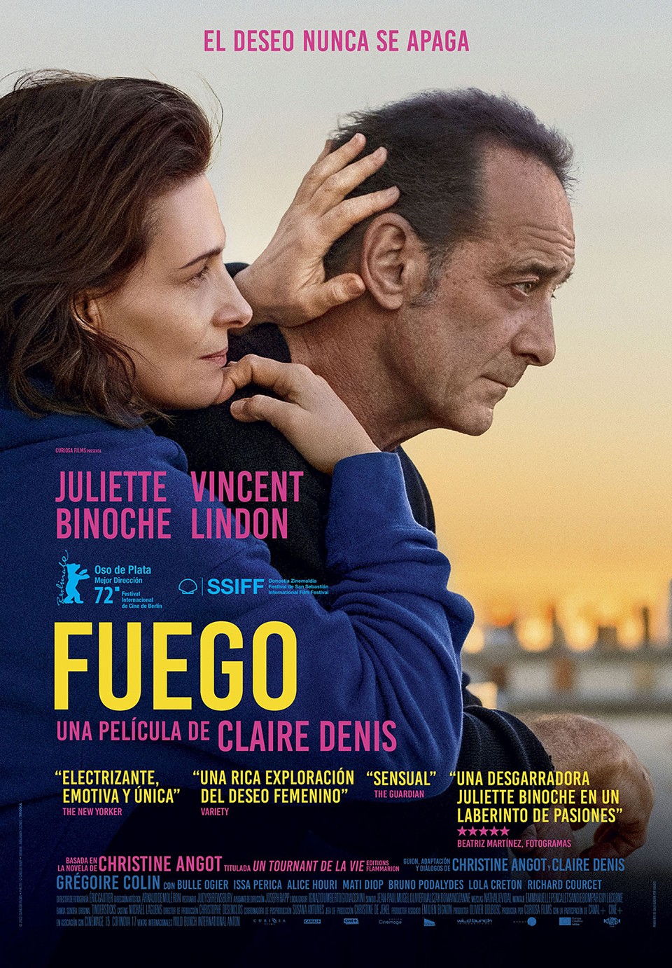 Juliette Binoche aktore frantsesak gaur jasoko du Donostia Saria
