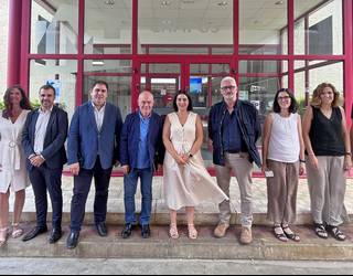 IMH Campusen proiektuak, helburuak eta erronkak ezagutzeko bisita egin du Elgoibarrera Unibertsitateetako sailburuak