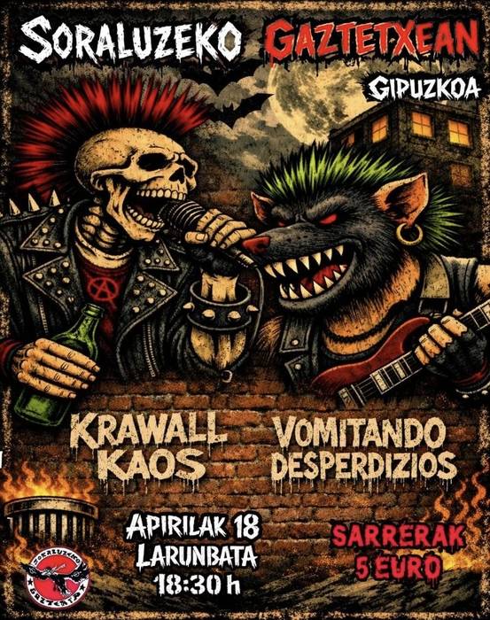 Kontzertuak: Krawal caos eta Desperdizios