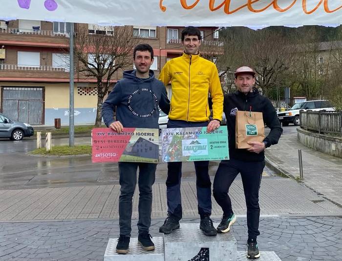 Hasier Murua eta Iñigo Lariz igo dira Kalamuko Igoerako podiumera