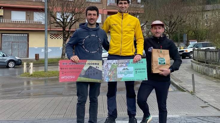 Hasier Murua eta Iñigo Lariz igo dira Kalamuko Igoerako podiumera