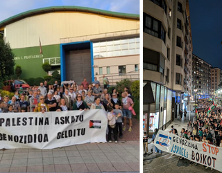Burrunba betean atera ziren kalera ermuarrak eta mallabitarrak