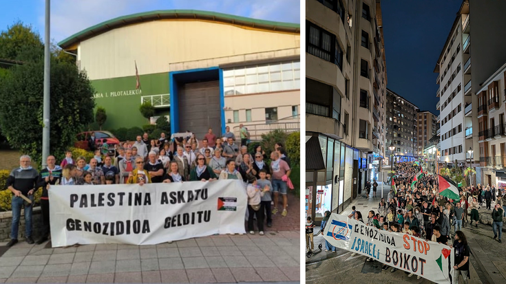 Burrunba betean atera ziren kalera ermuarrak eta mallabitarrak