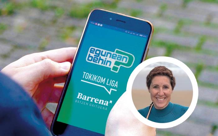 Maider Blasco debarra da aste honetako Egunean Behineko Barrenaren taldeko irabazlea