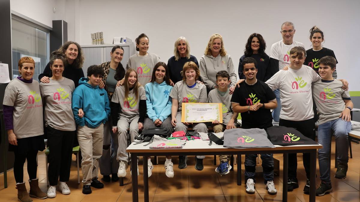 Meka ikastetxearen babesa jaso du Nuala elkarteak