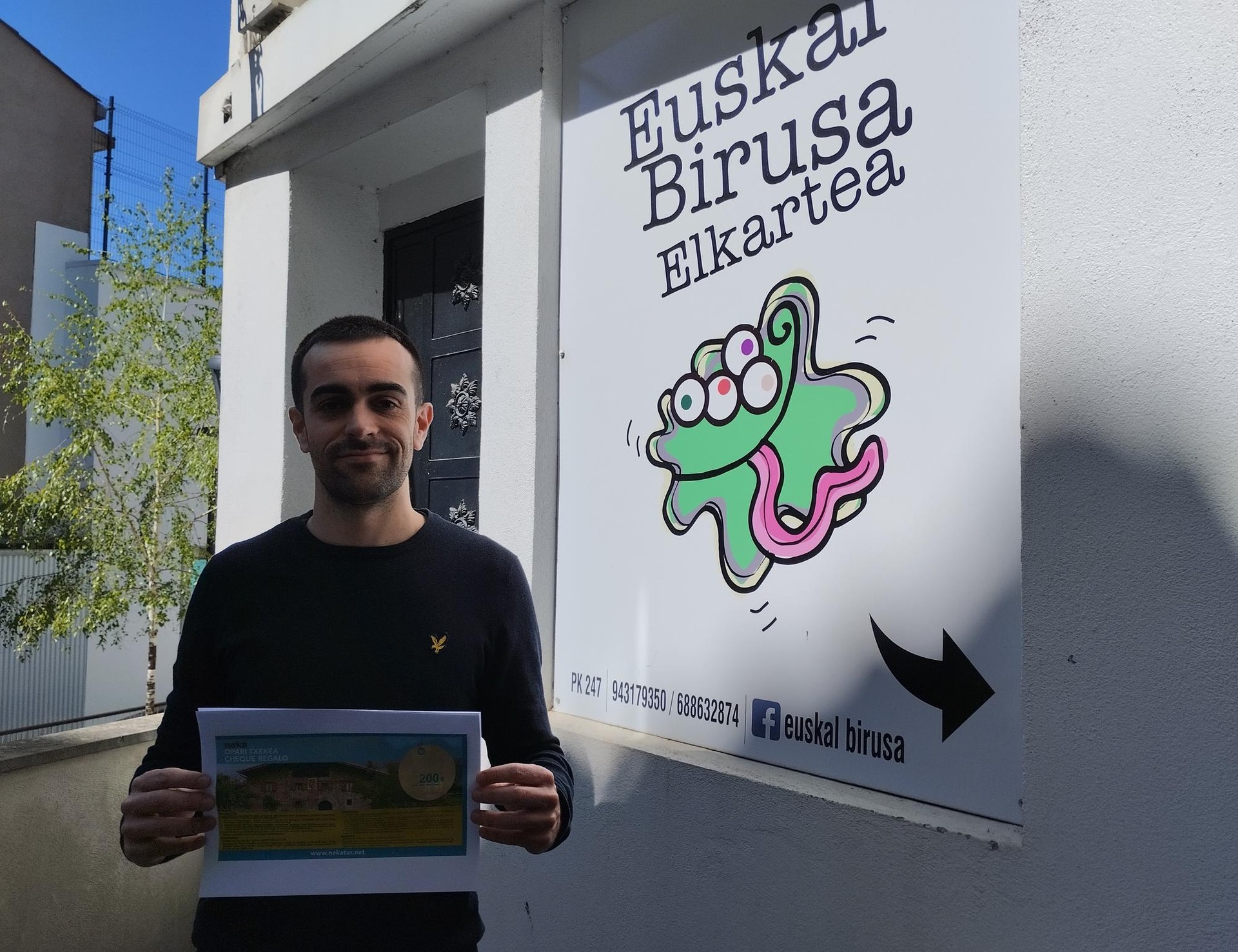 Nekaturren gastatzeko 200 euro sari