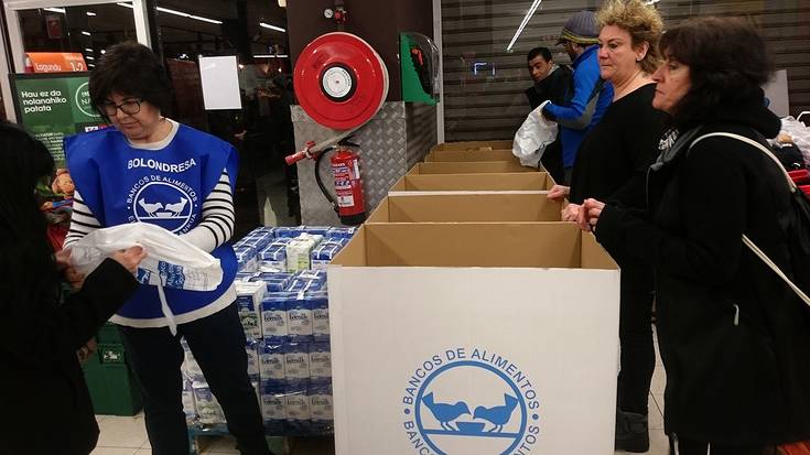 7.895 kilo janari bildu dituzte aurtengo janari bilketan, aurrekoan baino 5.000 kilo gutxiago