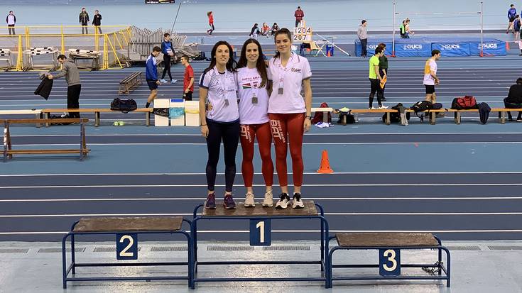 Nerea Sasiain txapeldun pista estaliko Euskadiko atletismo txapelketan