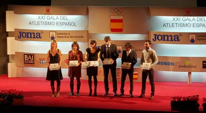 Maite Maiora saritu dute Espainiako Atletismo Federazioaren urteroko galan